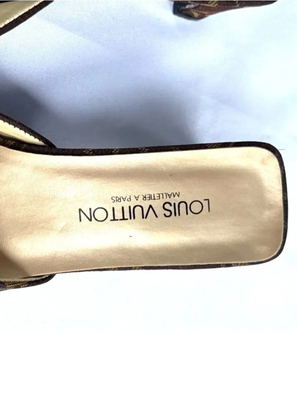 Louis Vuitton heeled sandals